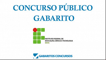Gabarito concurso IFBA 2022 Gabarito concurso IFBA 2022