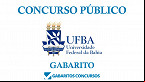 Gabarito concurso UFBA 2022